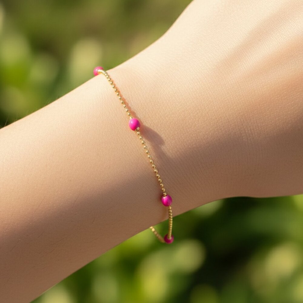"Trendy Handmade Bracelet – A Stylish Gift for Women & Girls, MAR091359